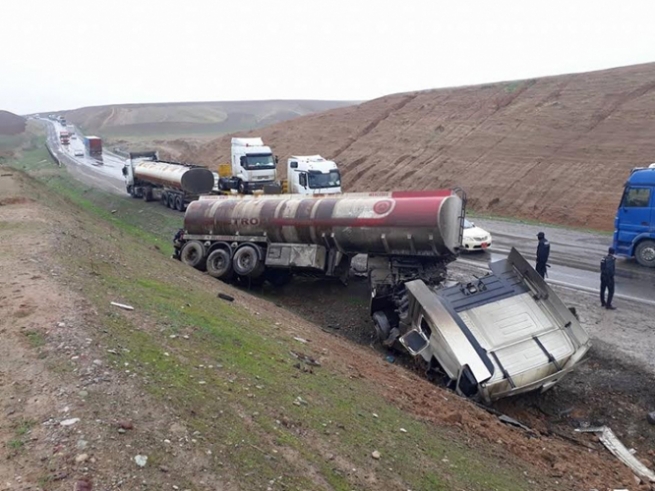  ھاتن و چوونا دھۆکێ ژبەر باران بارینی ھوشداریێ داتە شوفێران 